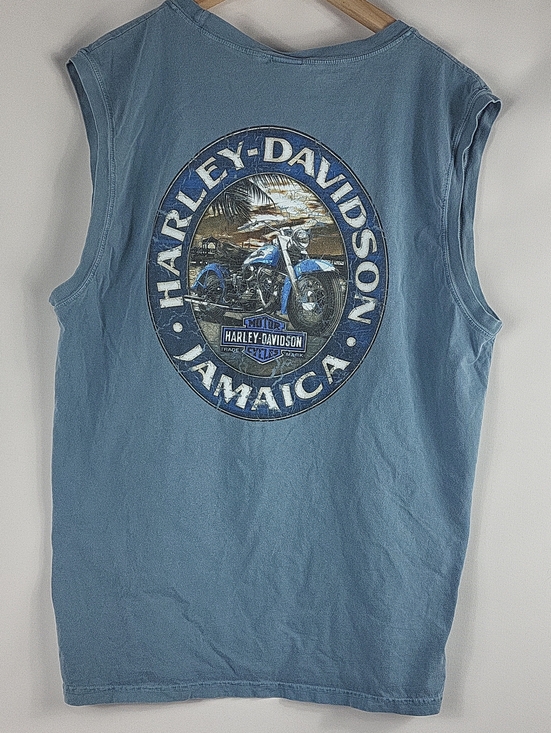 Harley-Davidson Other - Harley-Davidson Blue Sleeveless Muscle Tee XL